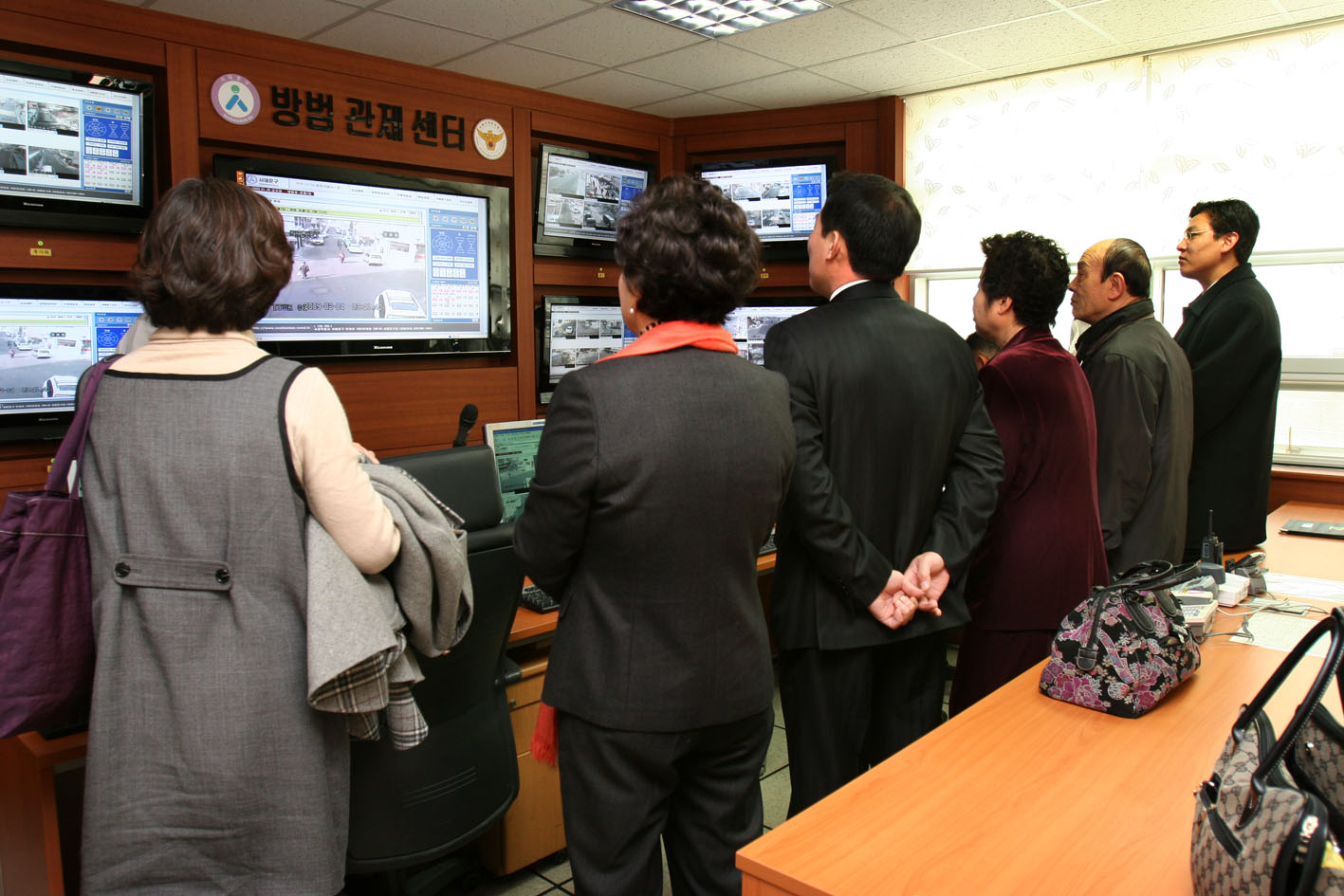 방범 CC-TV 운용관련 홍은지구대 방문 1