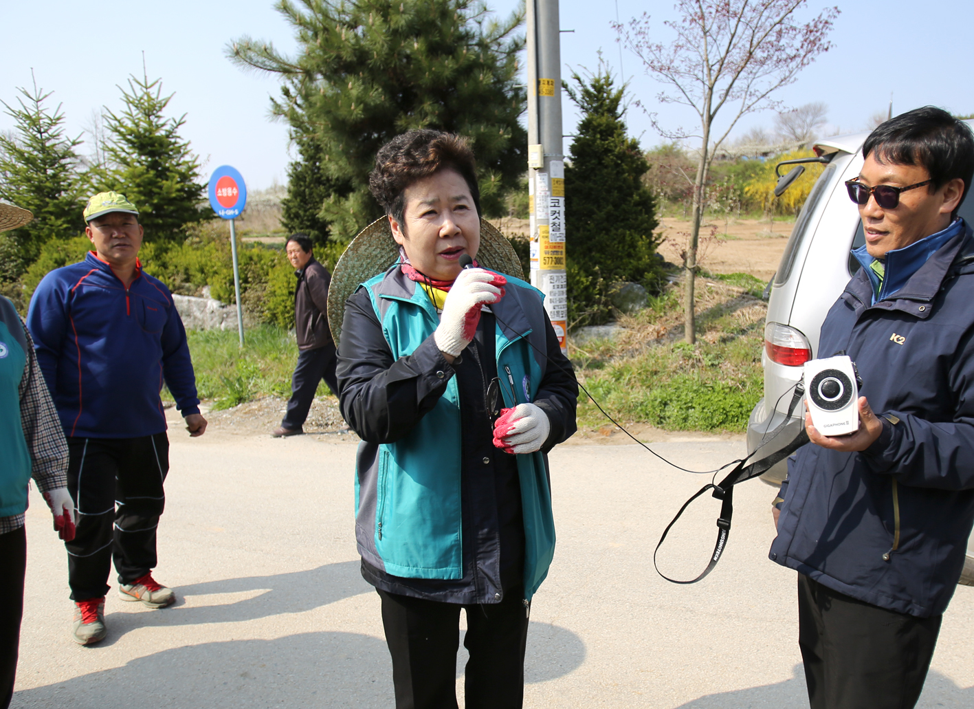 농촌 일손돕기 봉사활동 - 배꽃화접(아산시 둔포면 기쁨두배마을) 1