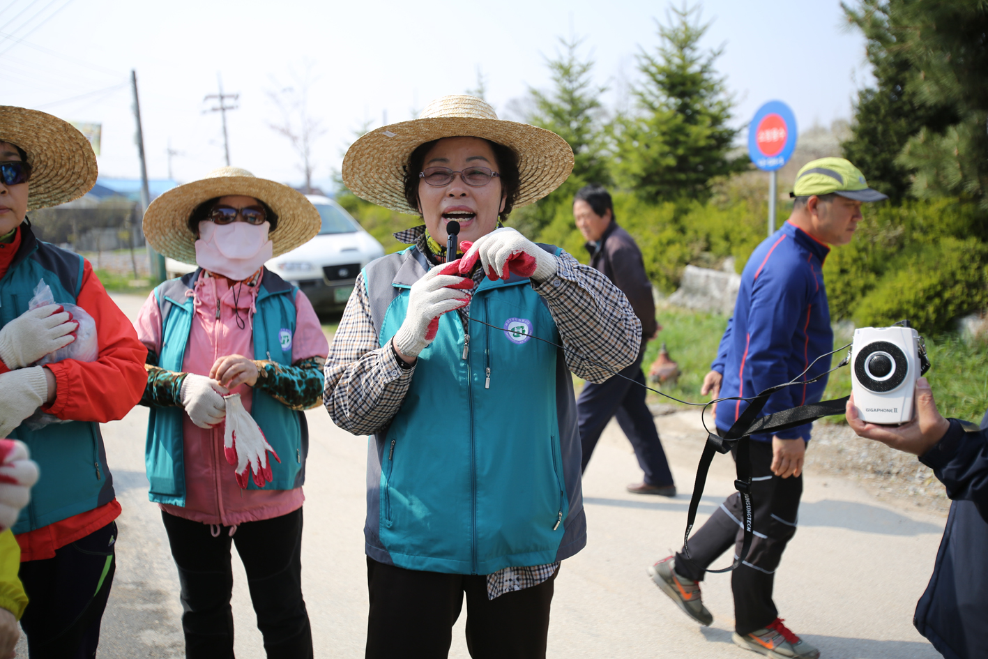 농촌 일손돕기 봉사활동 - 배꽃화접(아산시 둔포면 기쁨두배마을) 1