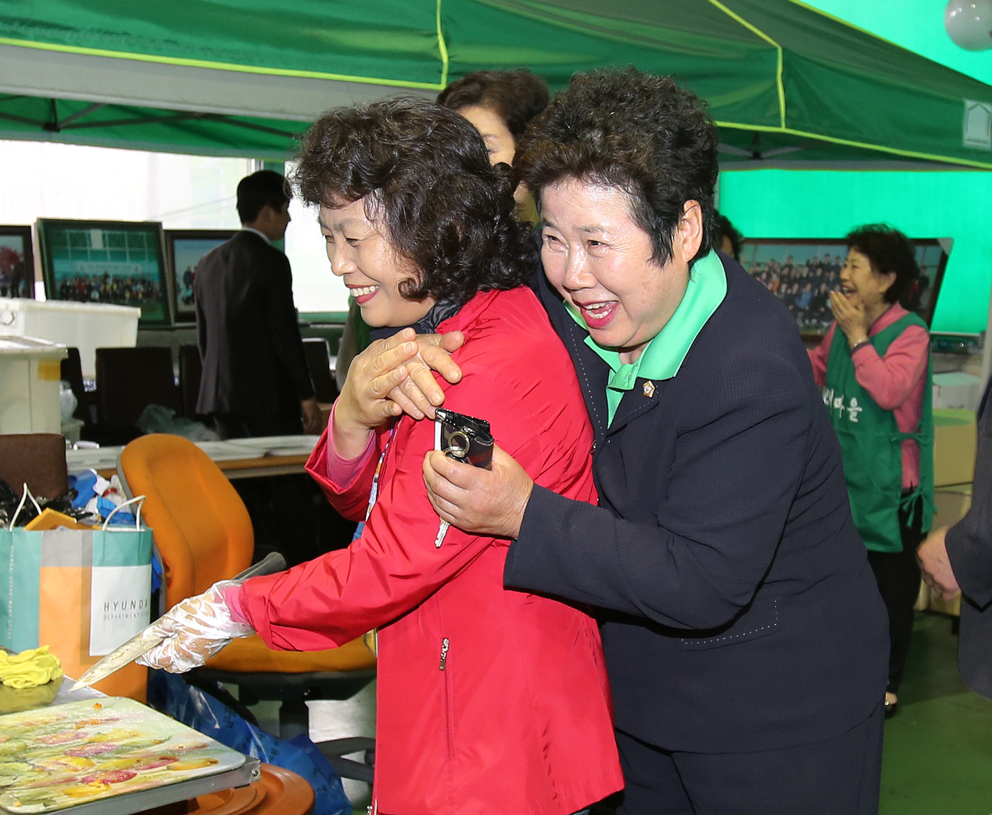 홍제3동 경로잔치 행사(홍제 배드민턴장) 1