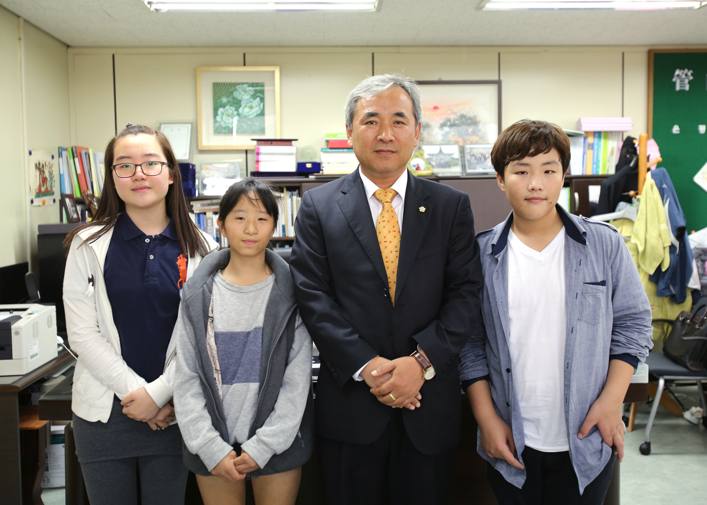 북성초등학교 의회방문-의장님과의 인터뷰 1