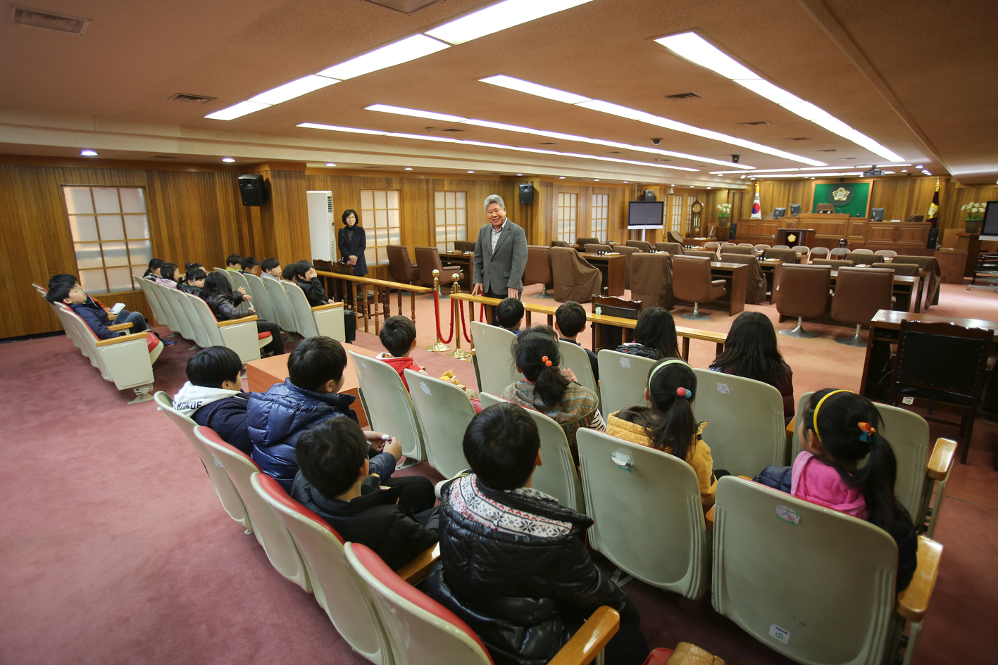 홍은초등학교 의회방문-홍길식의원 1