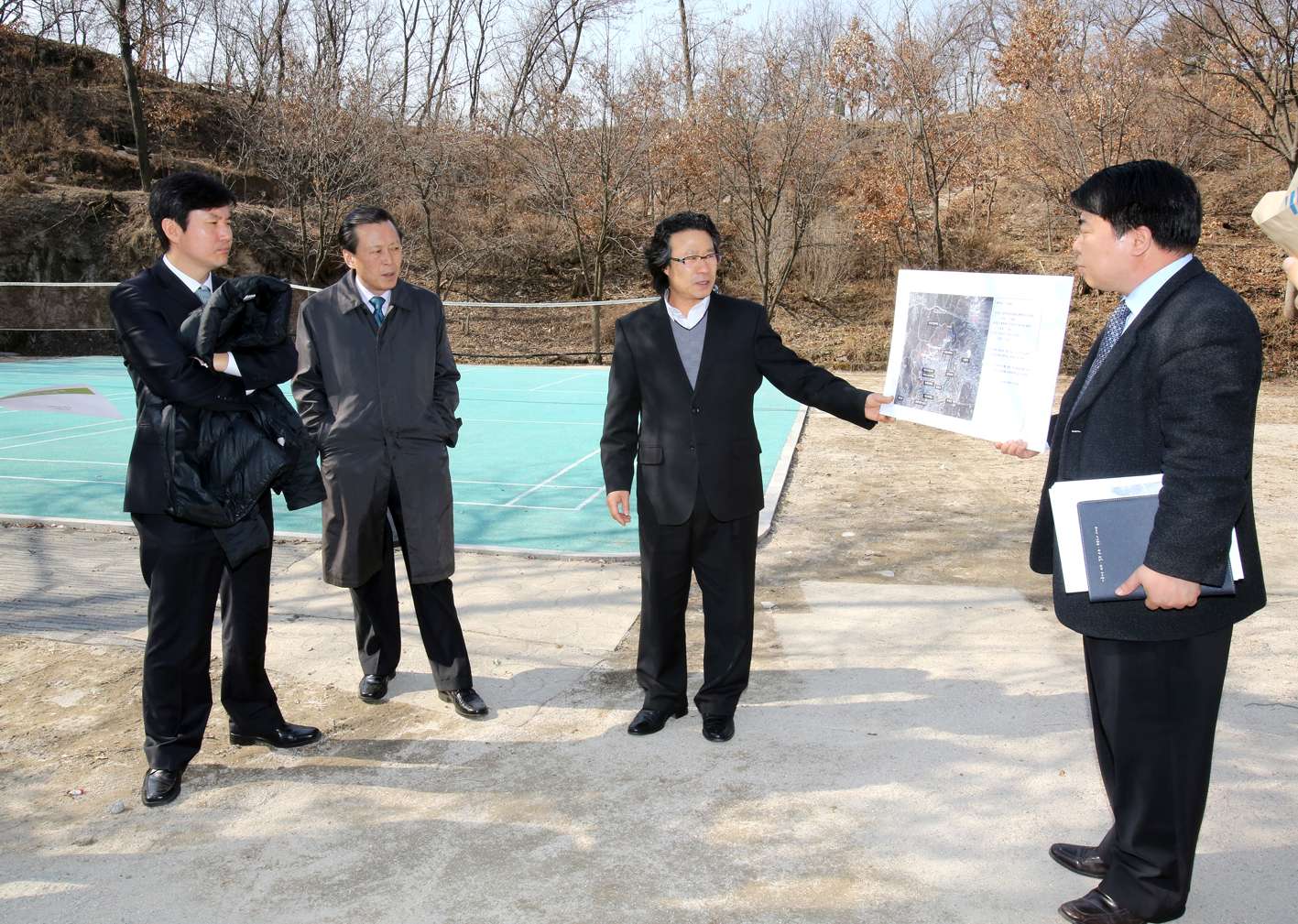 재정건설 현장방문-북한산자락길 공사현장 1