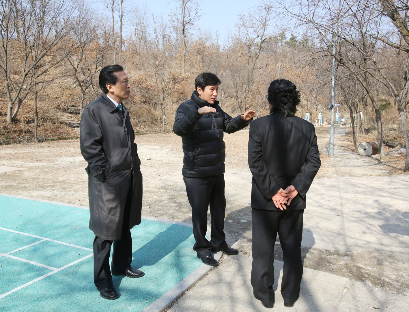 재정건설 현장방문-북한산자락길 공사현장 1