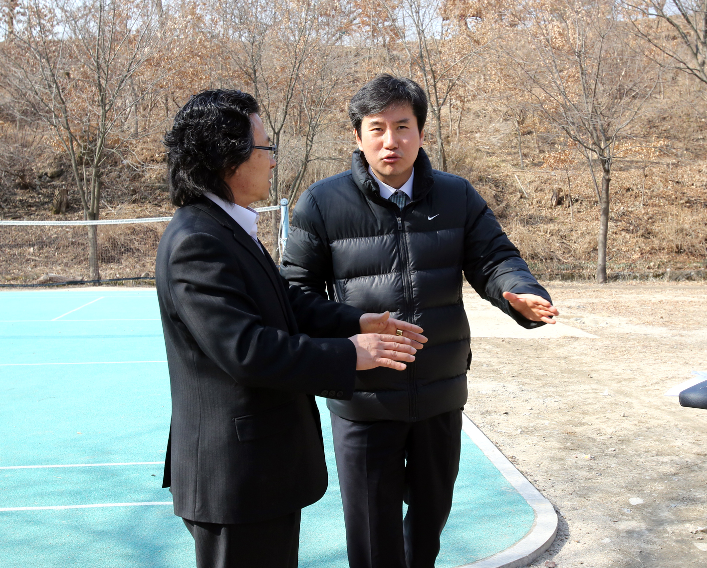 재정건설 현장방문-북한산자락길 공사현장 1
