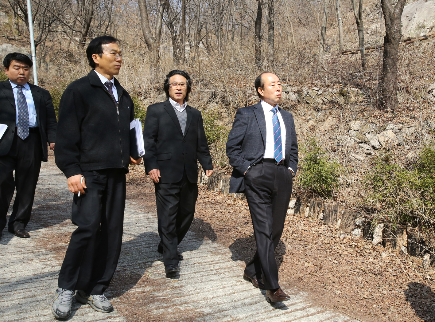 재정건설 현장방문-북한산자락길 공사현장 1