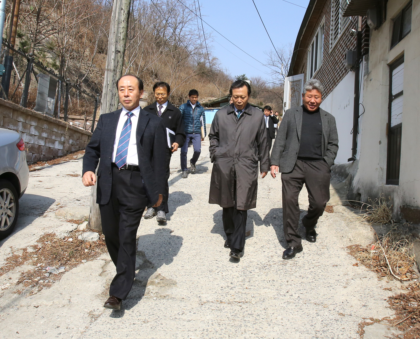 재정건설 현장방문-북한산자락길 공사현장 1