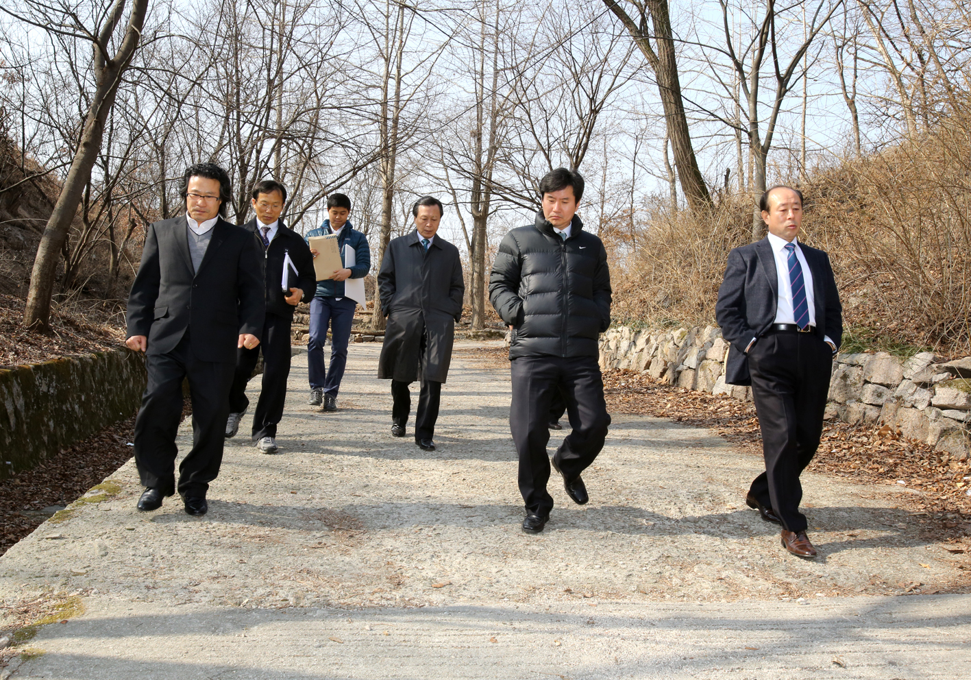 재정건설 현장방문-북한산자락길 공사현장 1