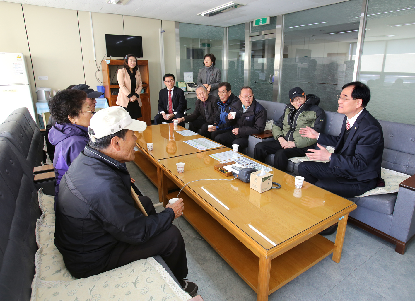 대한노인지회 회장단과의 간담회 1