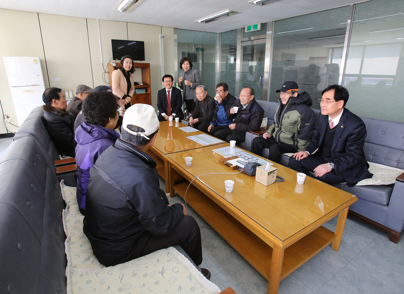 대한노인지회 회장단과의 간담회 1