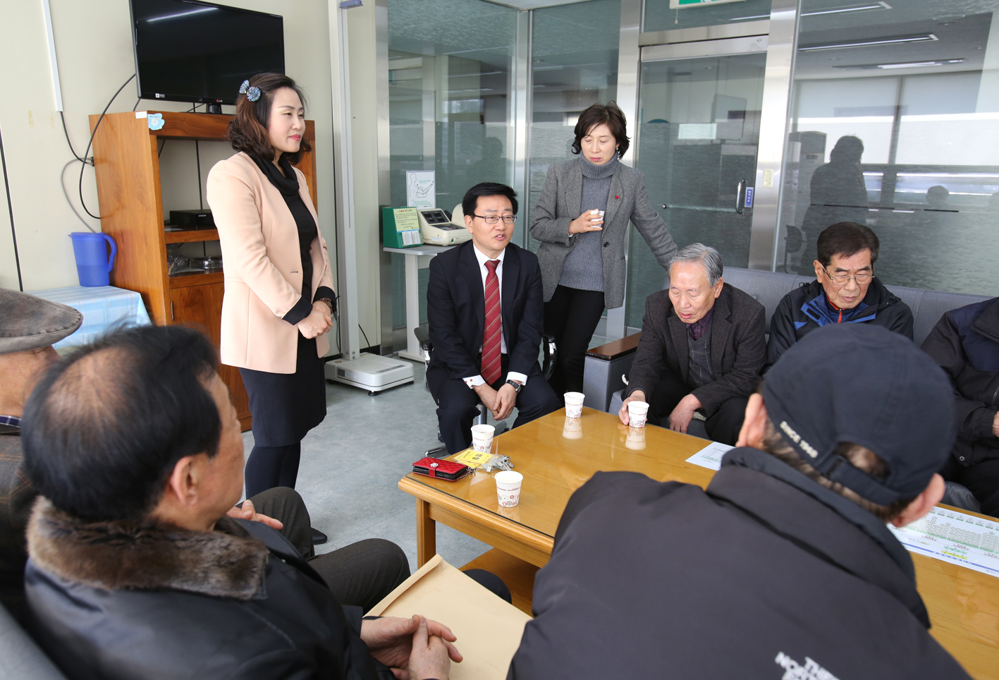 대한노인지회 회장단과의 간담회 1