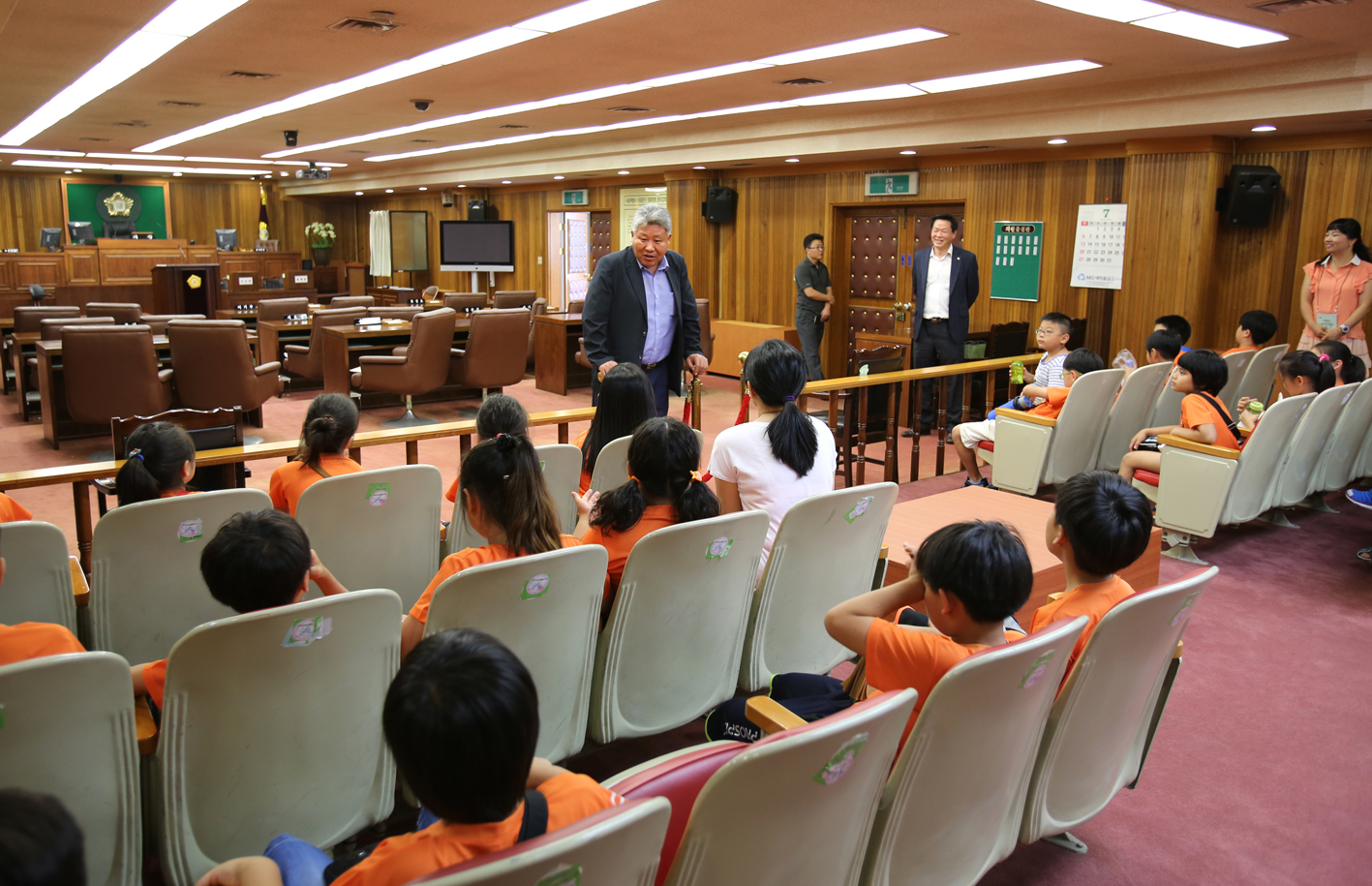 내고장탐방-홍은초등학교 의회방문 1