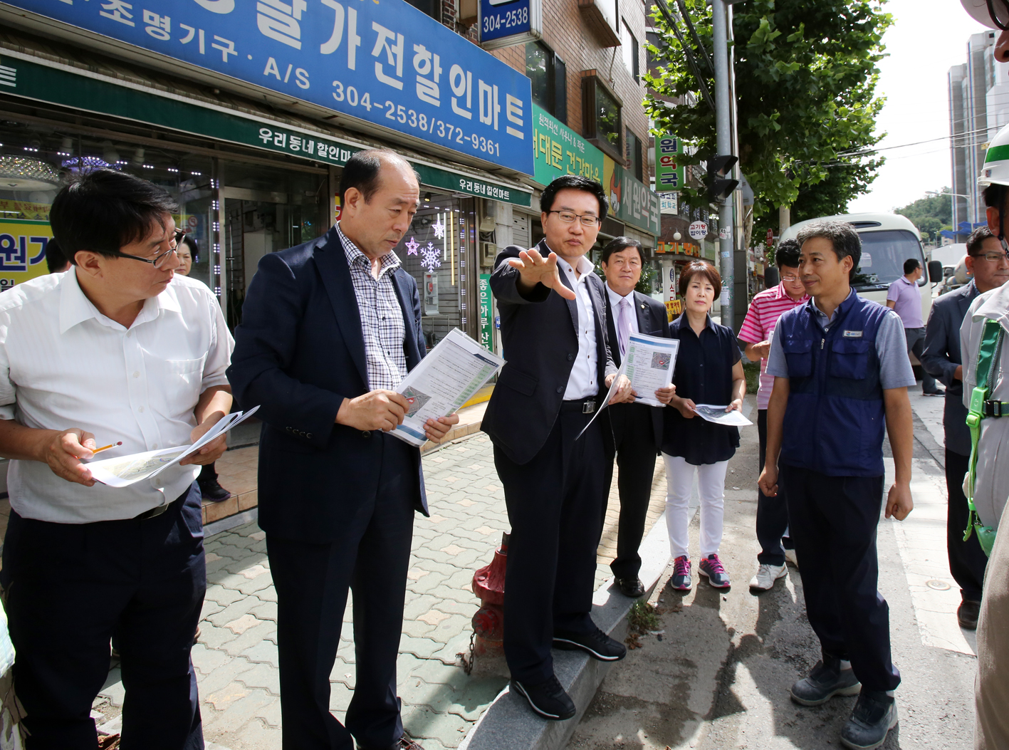 가재울뉴타운 4구역 현장 및 주변도로 현장방문 1