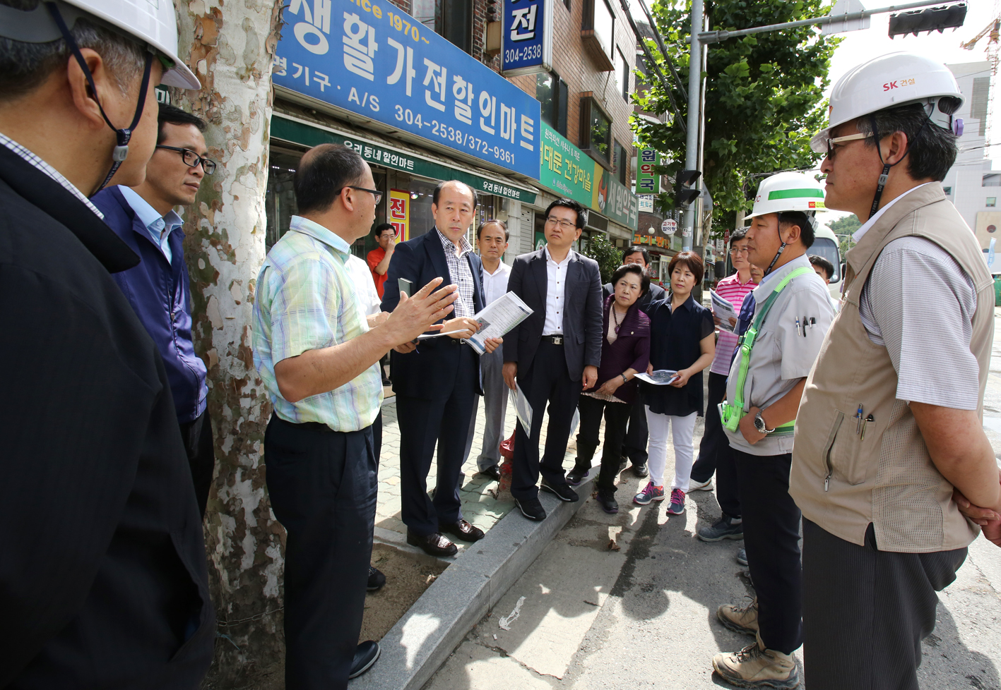 가재울뉴타운 4구역 현장 및 주변도로 현장방문 1
