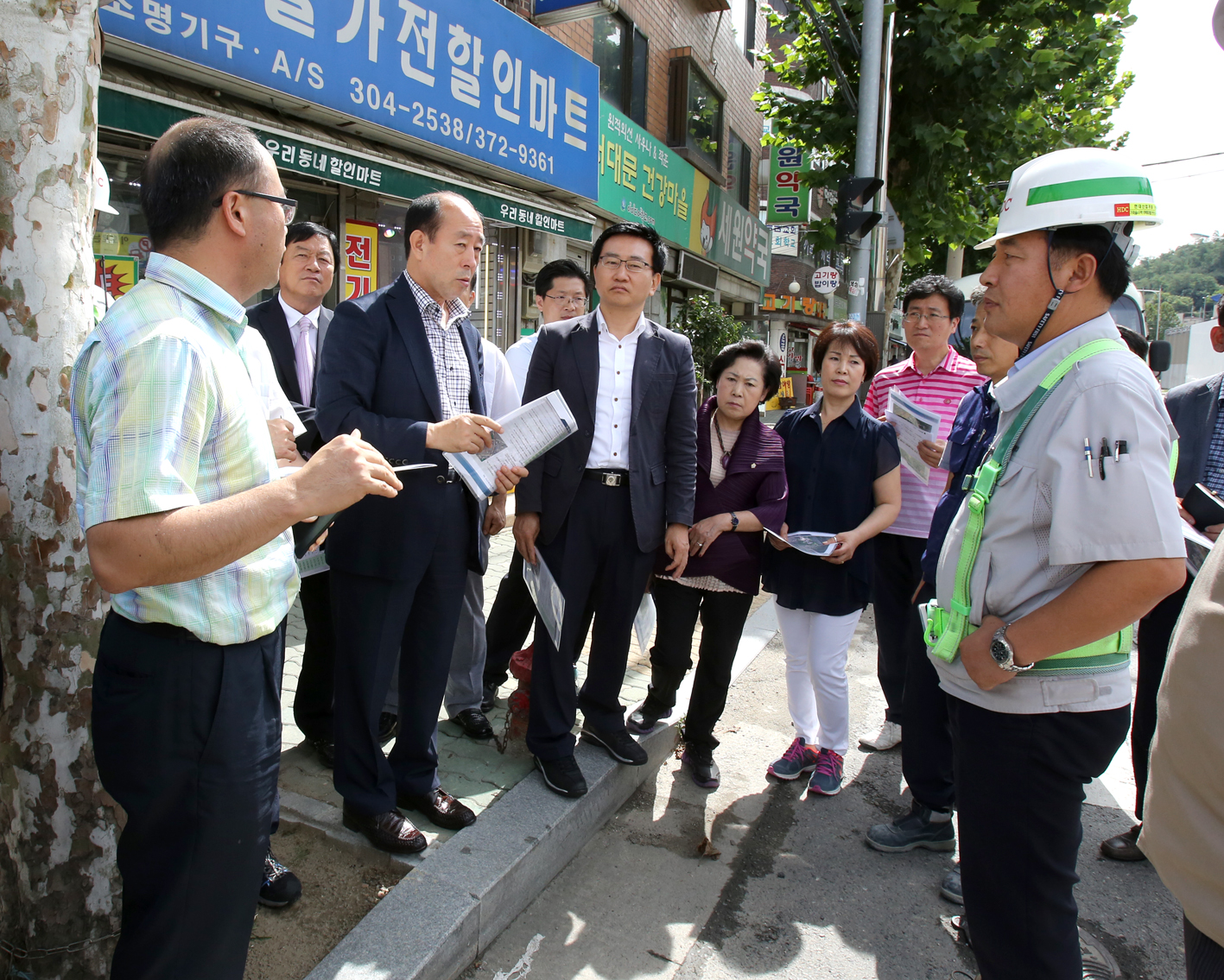 가재울뉴타운 4구역 현장 및 주변도로 현장방문 1