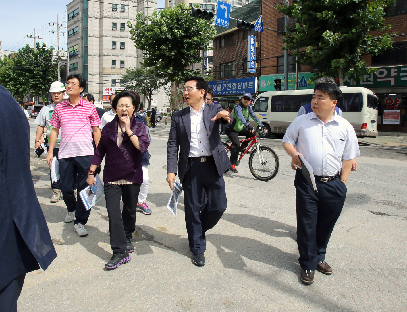 가재울뉴타운 4구역 현장 및 주변도로 현장방문 1