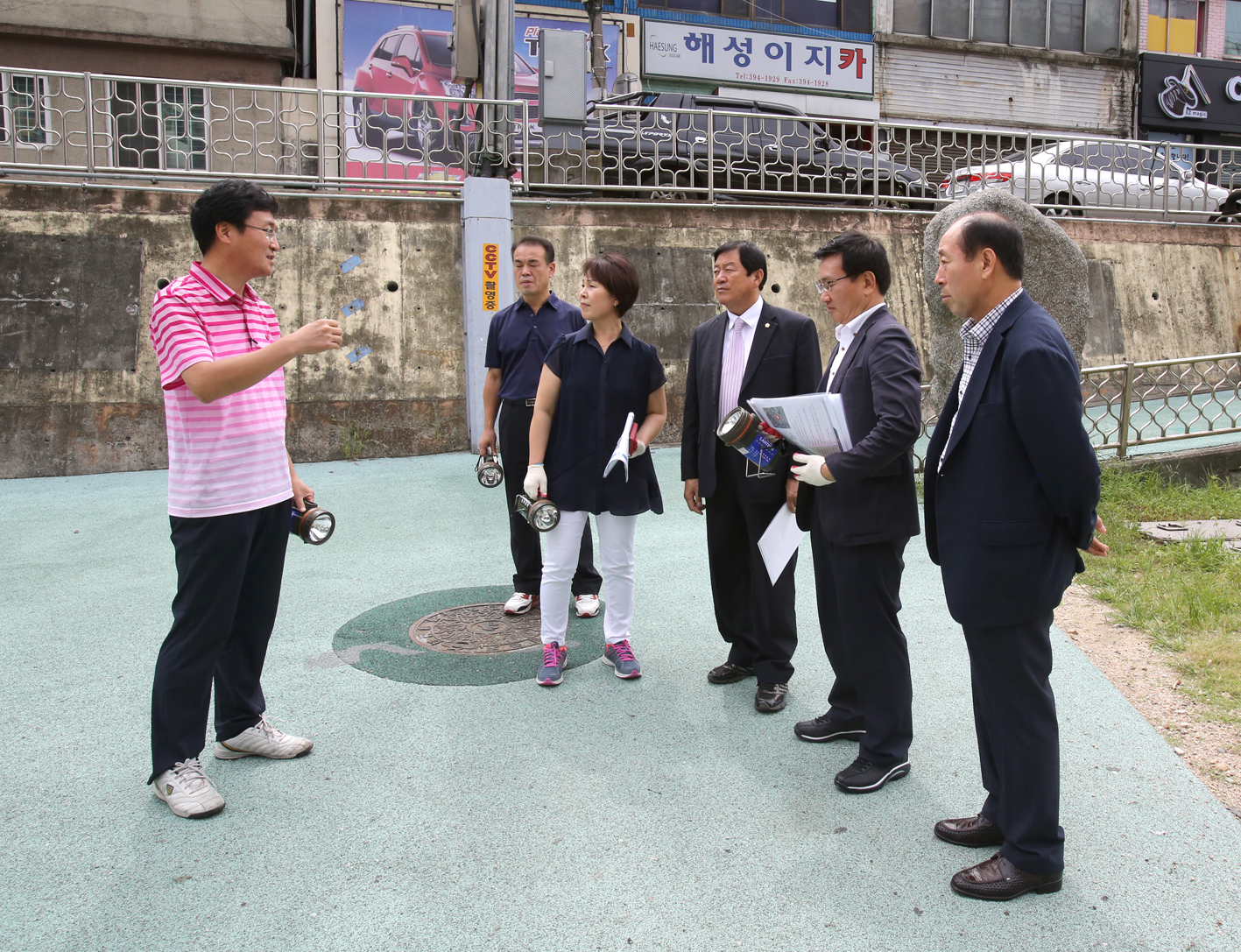 홍제천(보행로 미개설구간) 현장방문 1