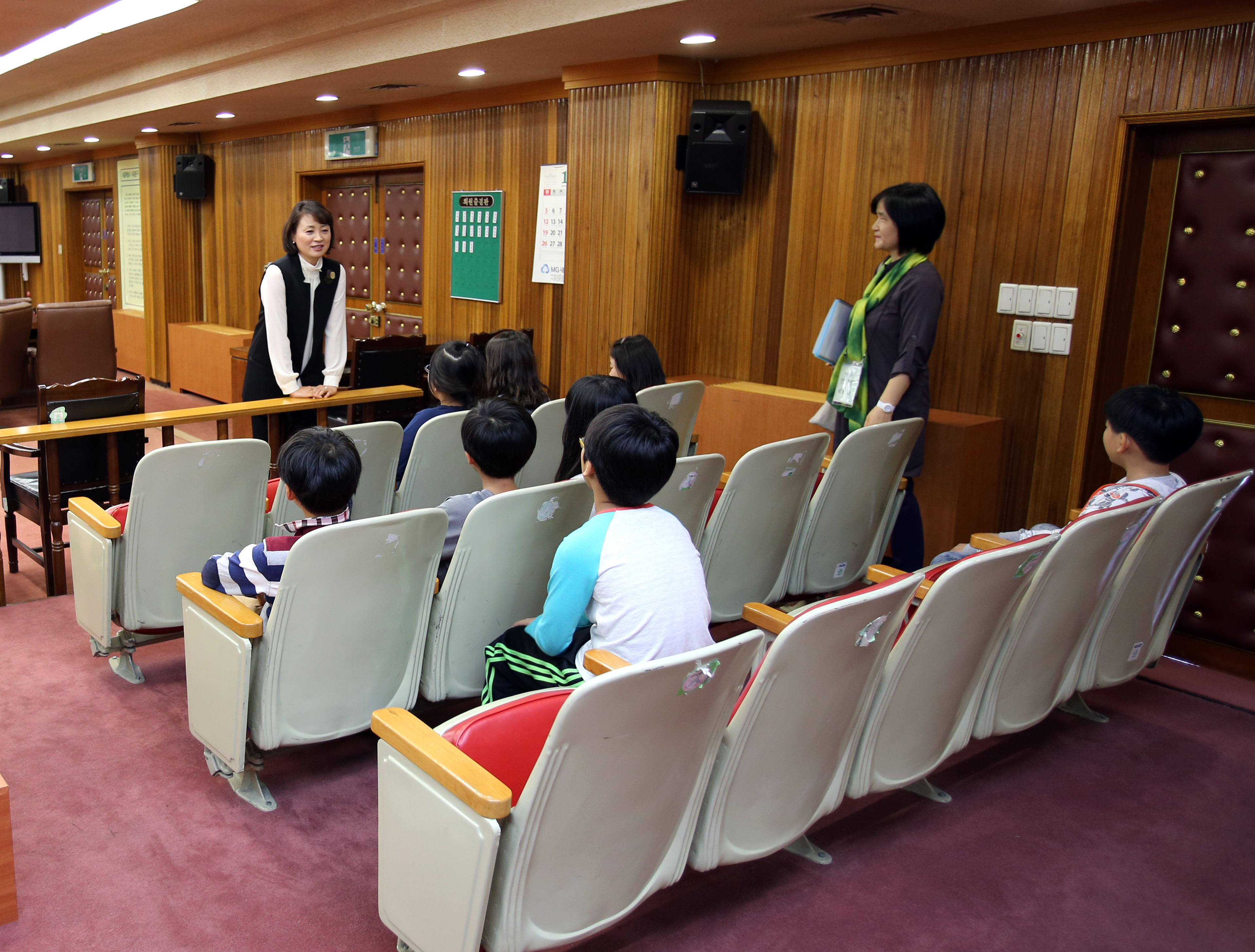 내고장탐방 안산초등학교 의회방문 1