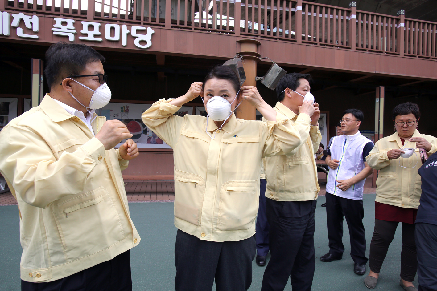 행정복지위원회 홍제천 방역현장 1