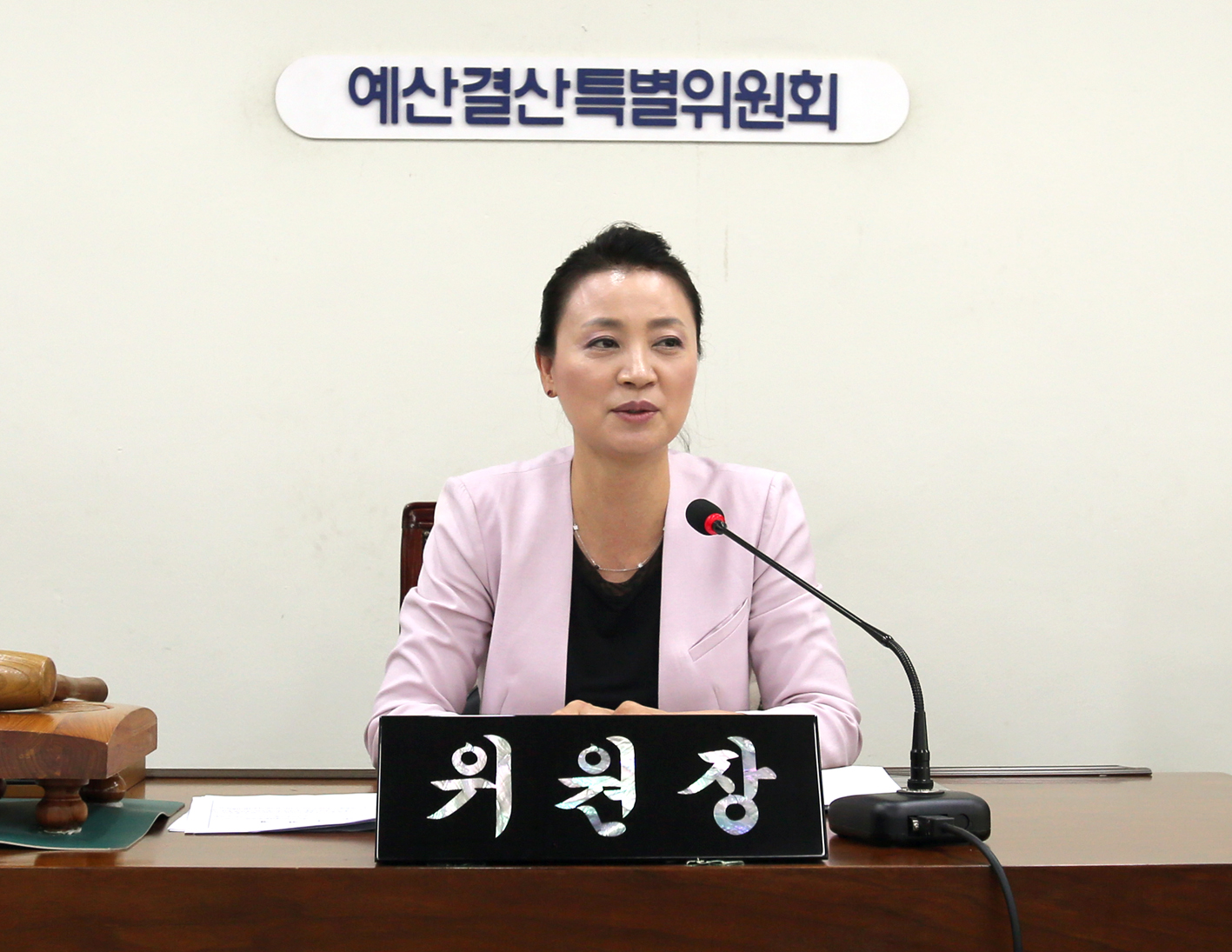 제217회 임시회 예산결산특별위원회 위원장 인사말씀 1