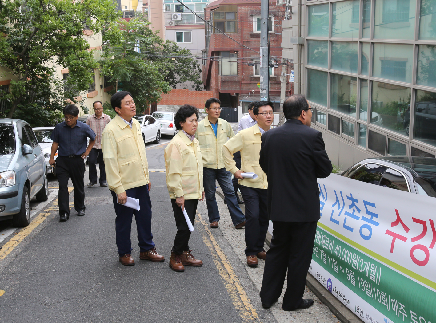 신촌 연세로 일대 - 재정건설위원회 현장방문 1