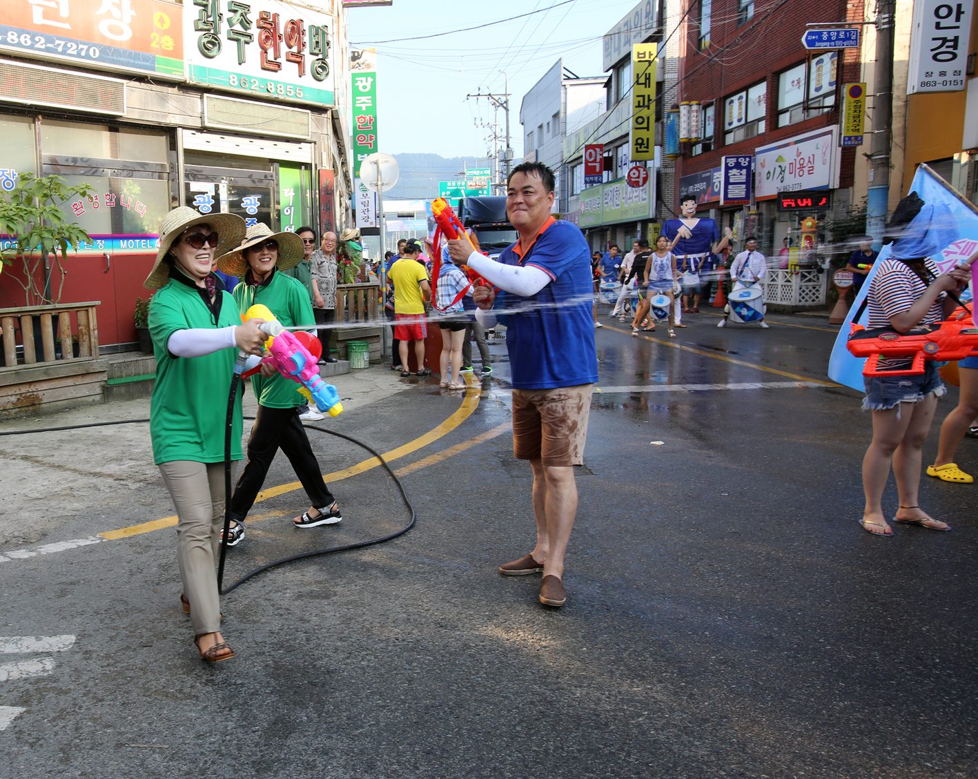 제8회 정남진 물축제 방문 1