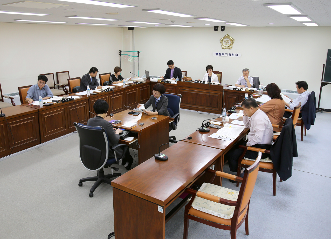 제227회 임시회 제4차 행정복지위원회 2