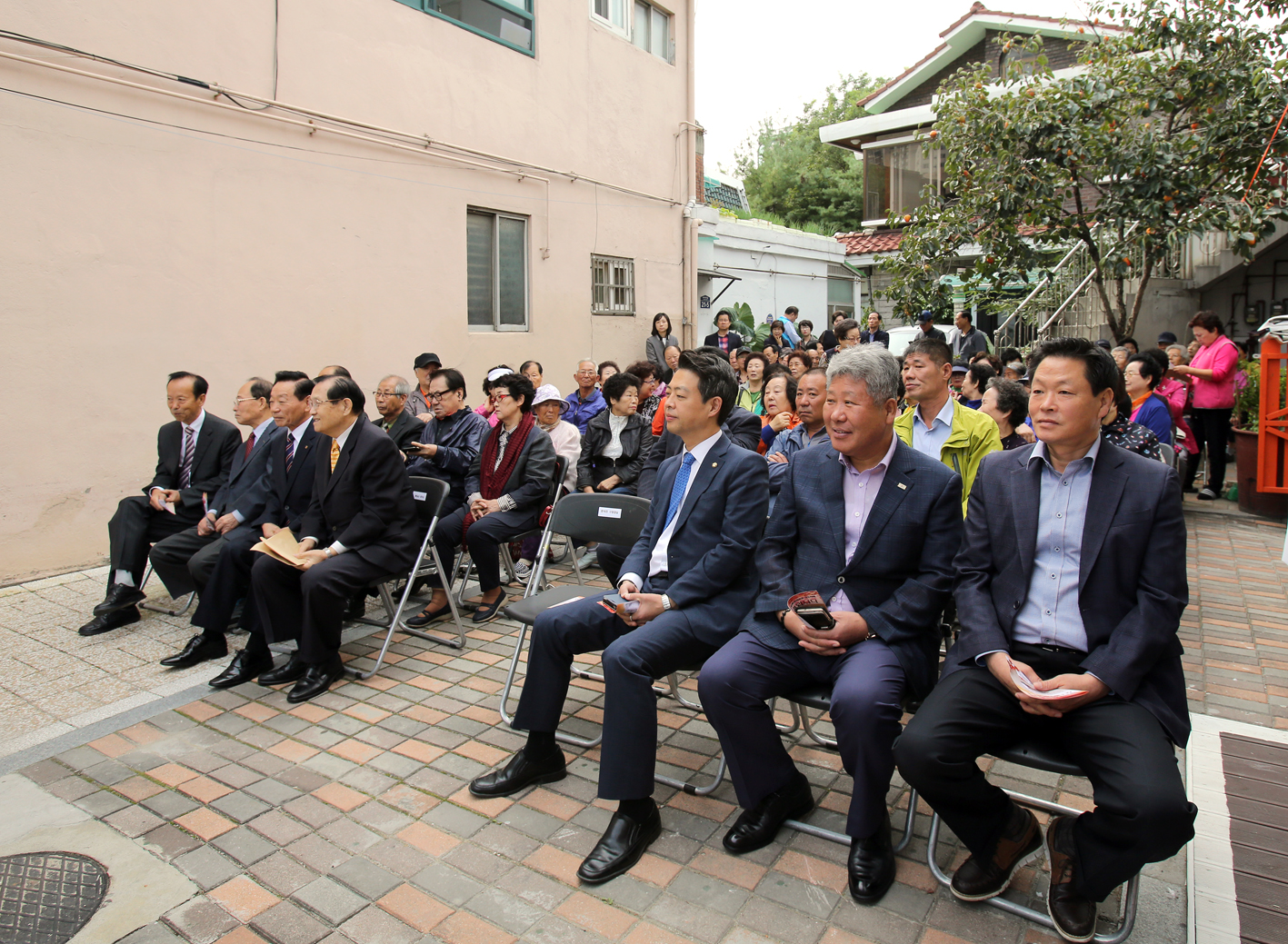 구립은빛홍삼경로당 개소식 4