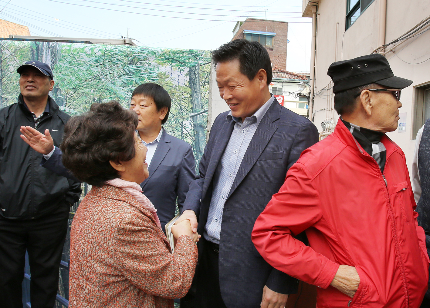 구립은빛홍삼경로당 개소식 11