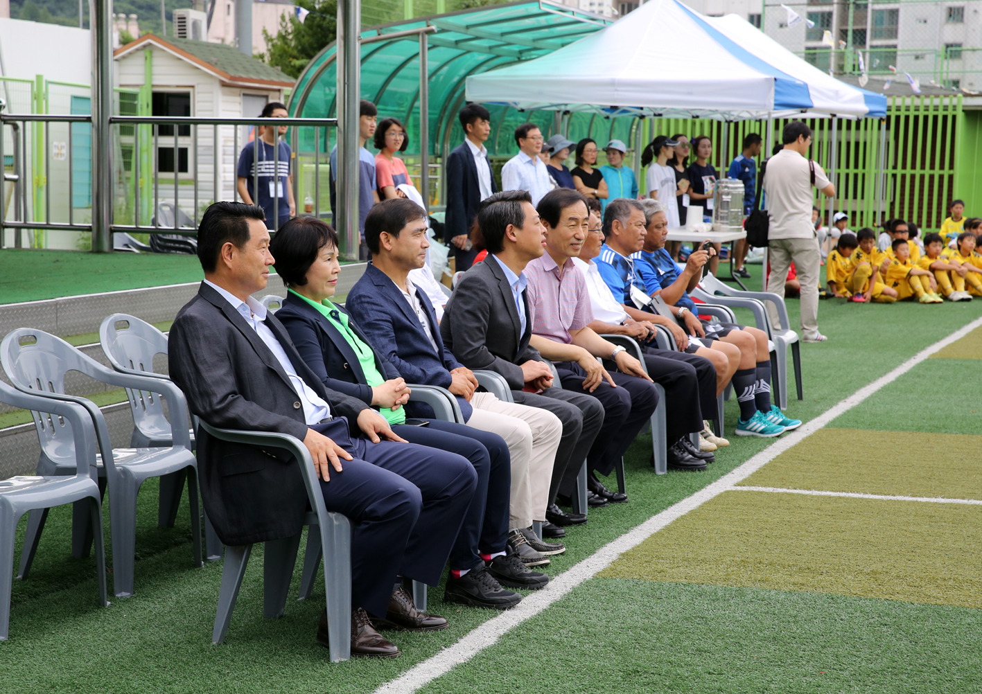 스미다구 어린이 축구단과의 친선경기 3