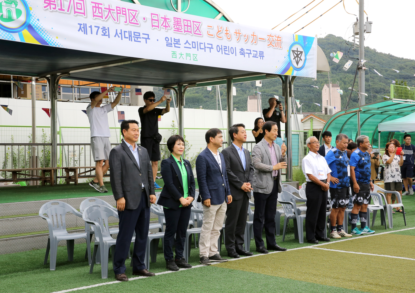 스미다구 어린이 축구단과의 친선경기 4