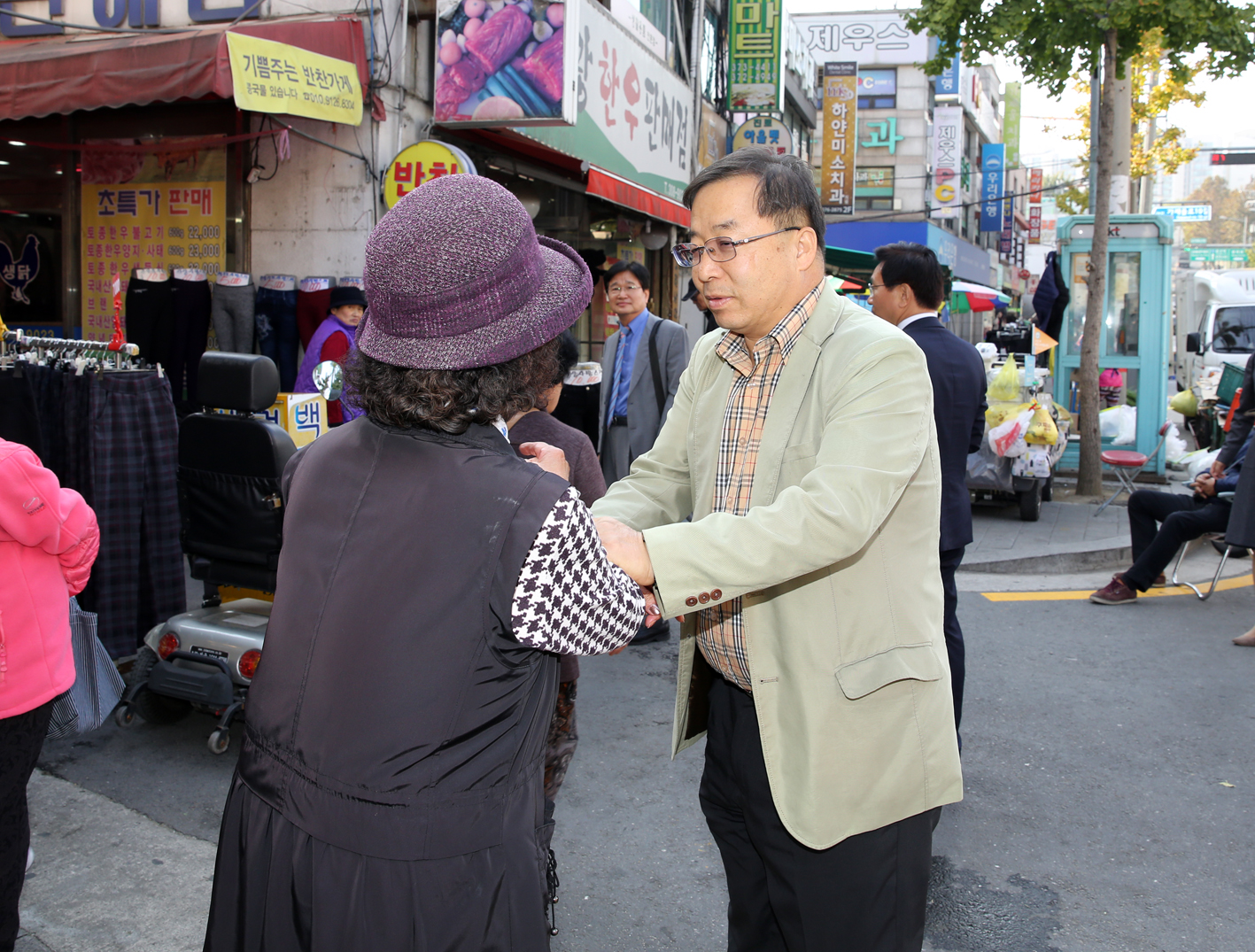 남가좌2동 백련시장 현장방문 4