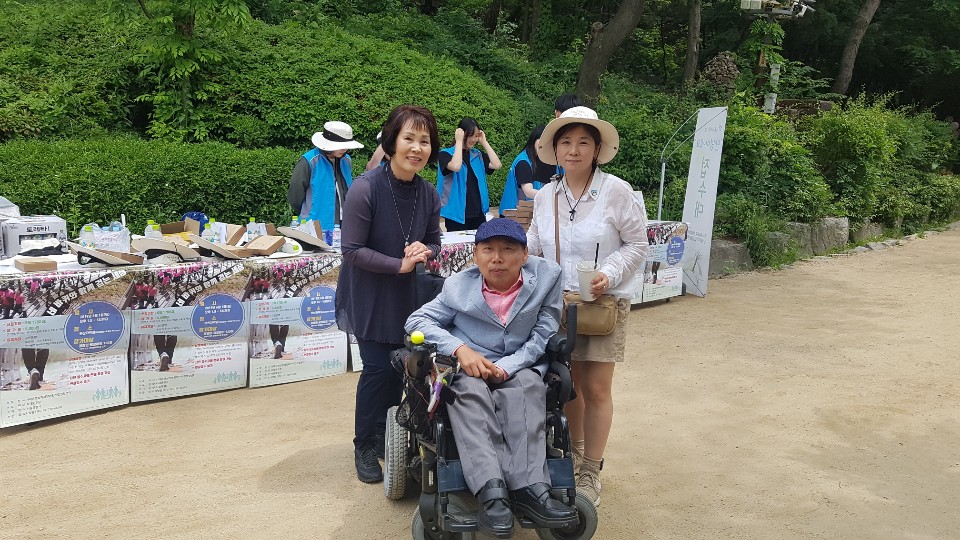 햇살아래 장애인자립생활센터 안산자락길 걷기대회 (네바퀴와 함께 걷는세상) 3