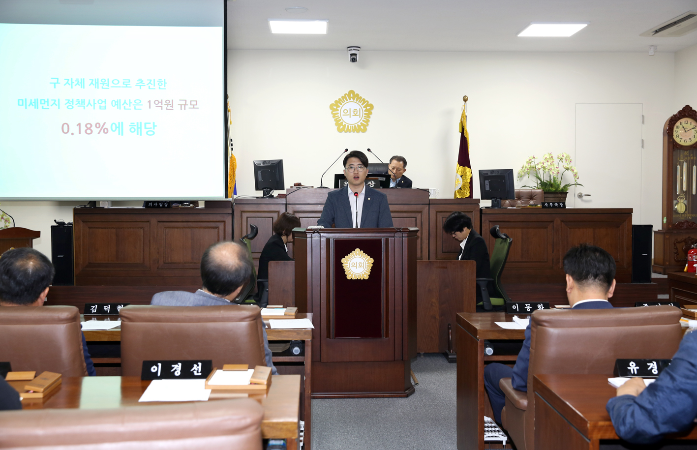 제252회 제1차 정례회 제2차 본회의 구정질문 6
