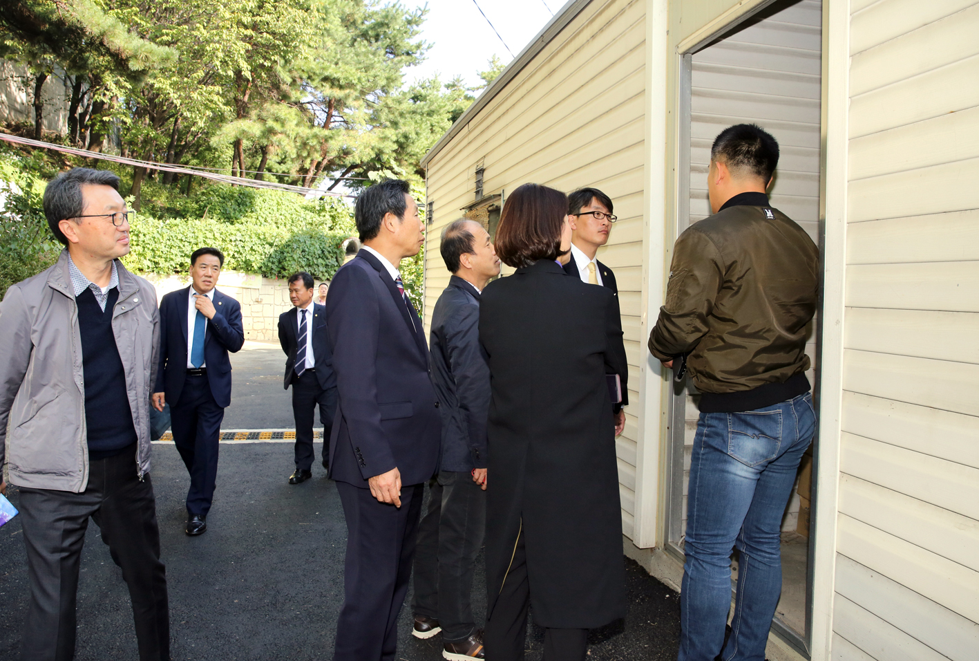 제255회 임시회 재정건설위원회 현장방문(신촌동 휴게실) 3