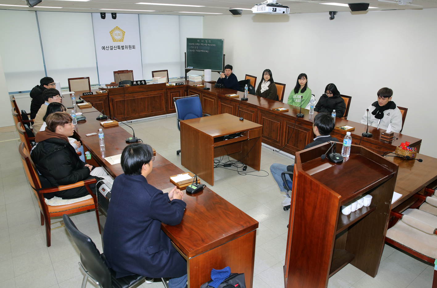 2019 익산시청소년참여에산학교 의회방문 5