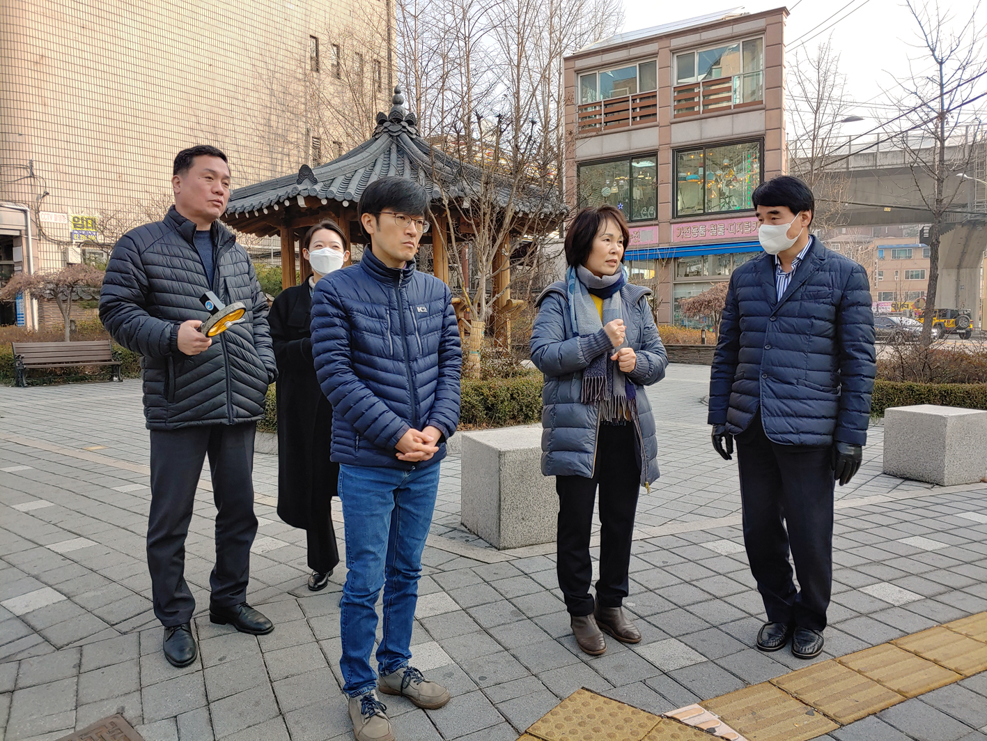 백련교앞 교통에 관한 현장방문 1