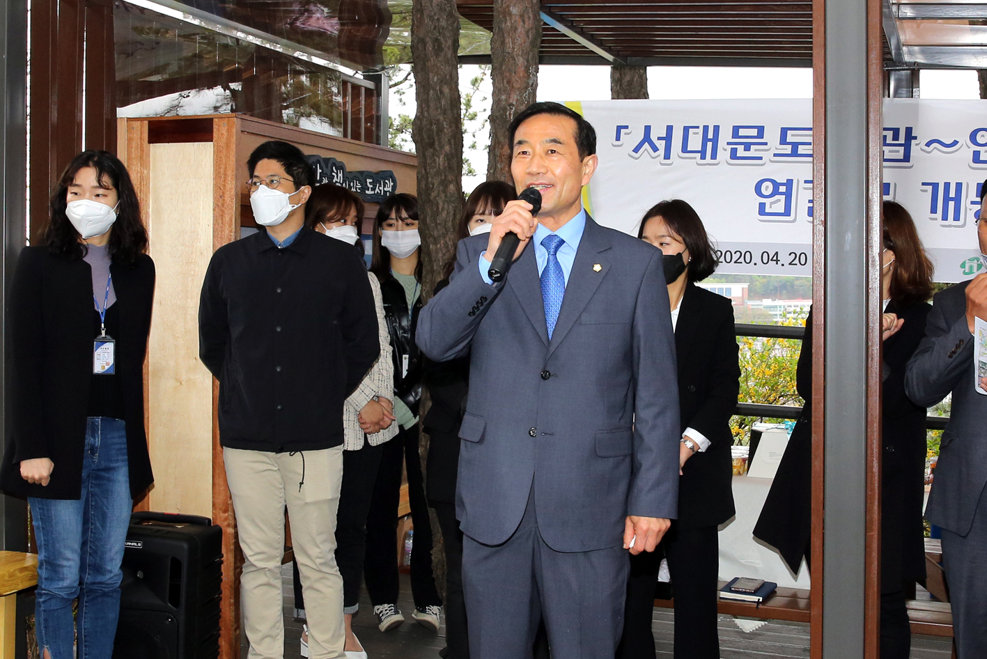 서대문도서관~안산자락실 연결통로 개통식 22