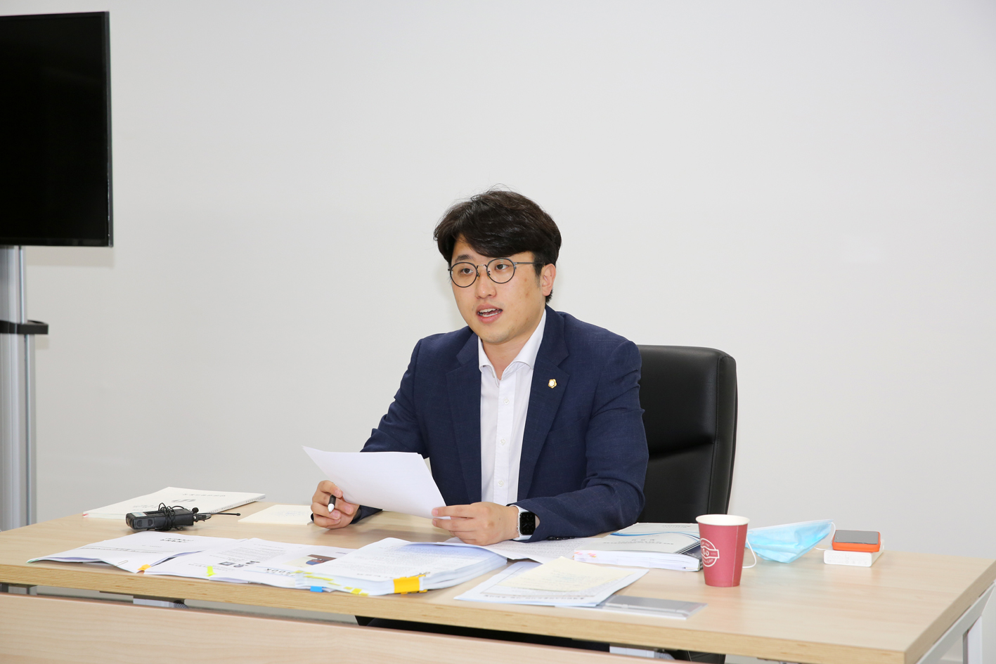 주이삭의원 기자간담회(보행네트워크에 관하여) 2