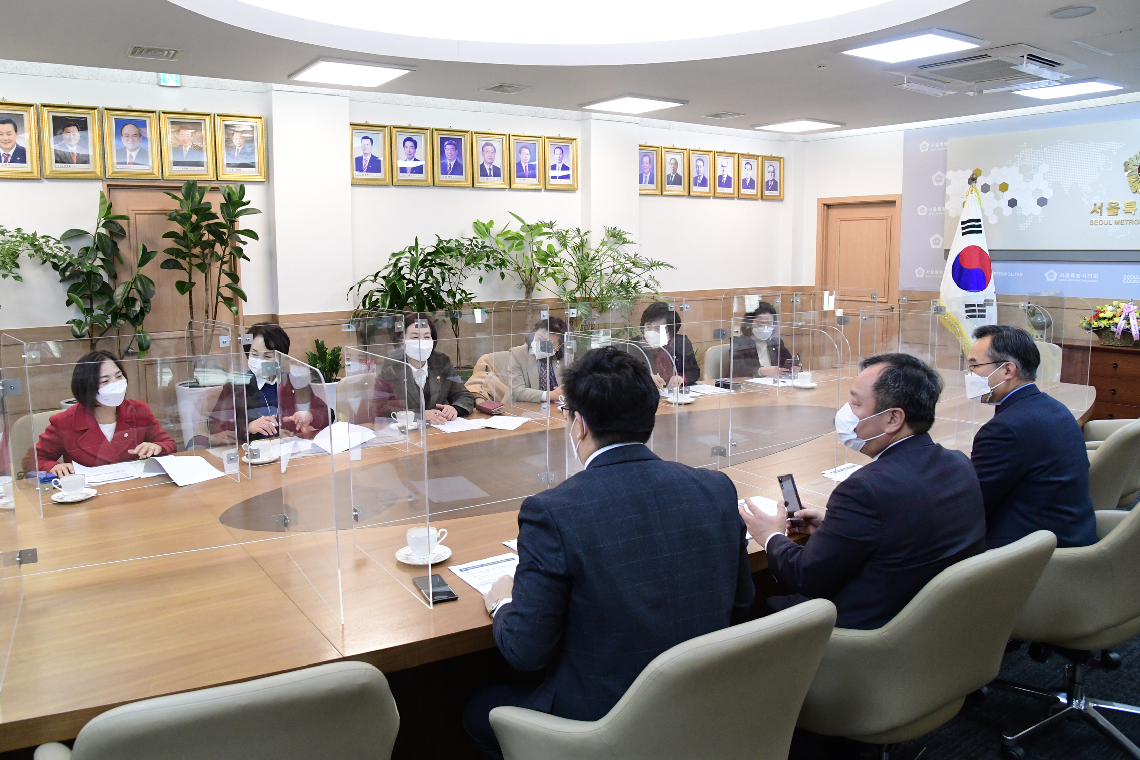 서울특별시의회 의장간담회(서울시의회 및 박경희의원 사진제공) 4