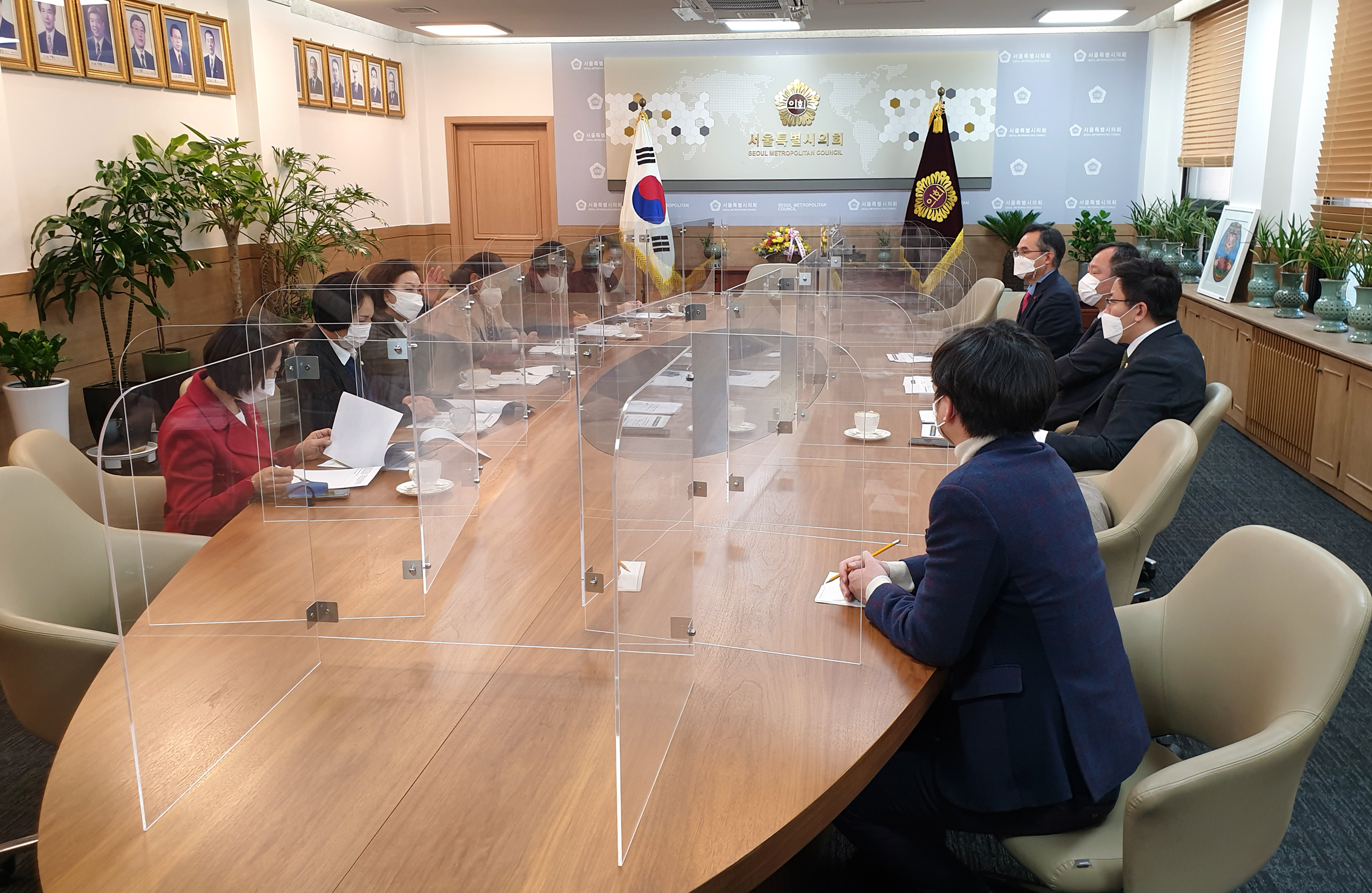 서울특별시의회 의장간담회(서울시의회 및 박경희의원 사진제공) 5