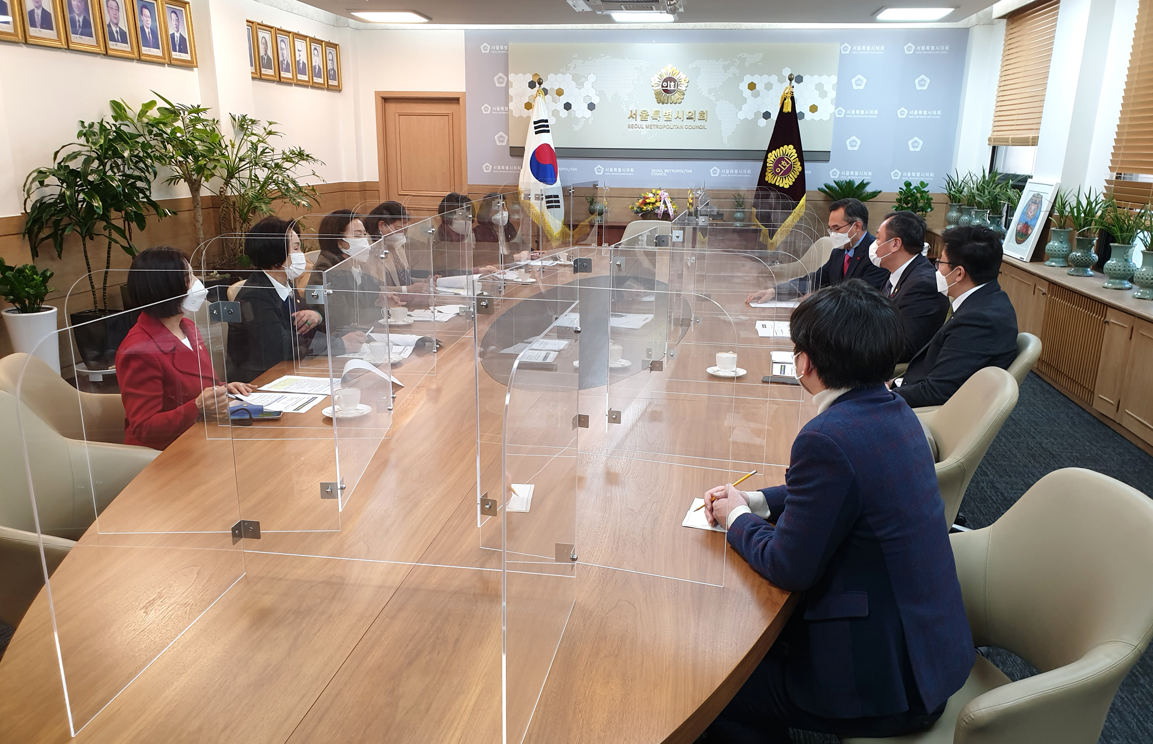 서울특별시의회 의장간담회(서울시의회 및 박경희의원 사진제공) 6