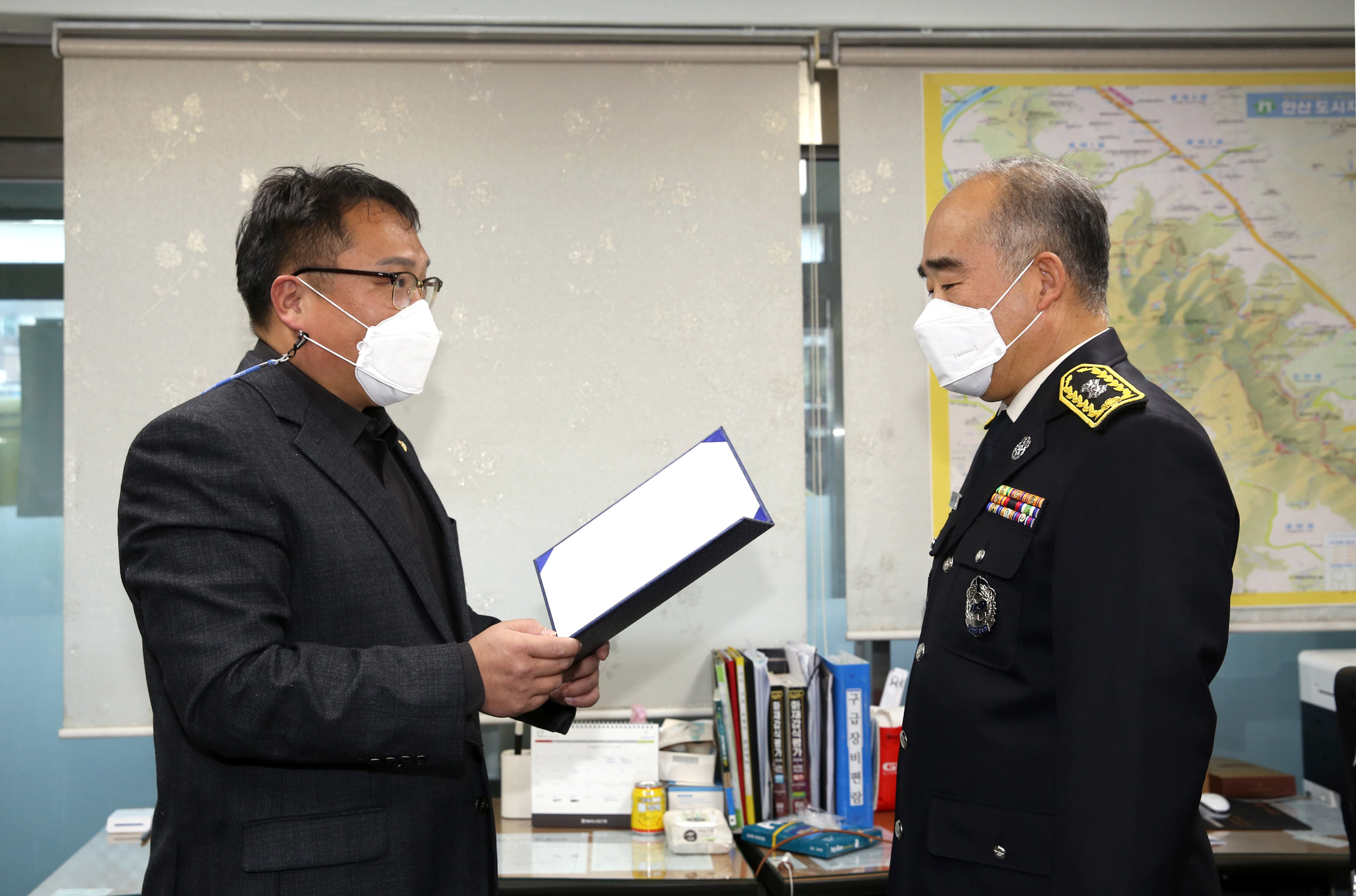 서대문 소방서 홍은센터장 의장 표창장 수여식 1