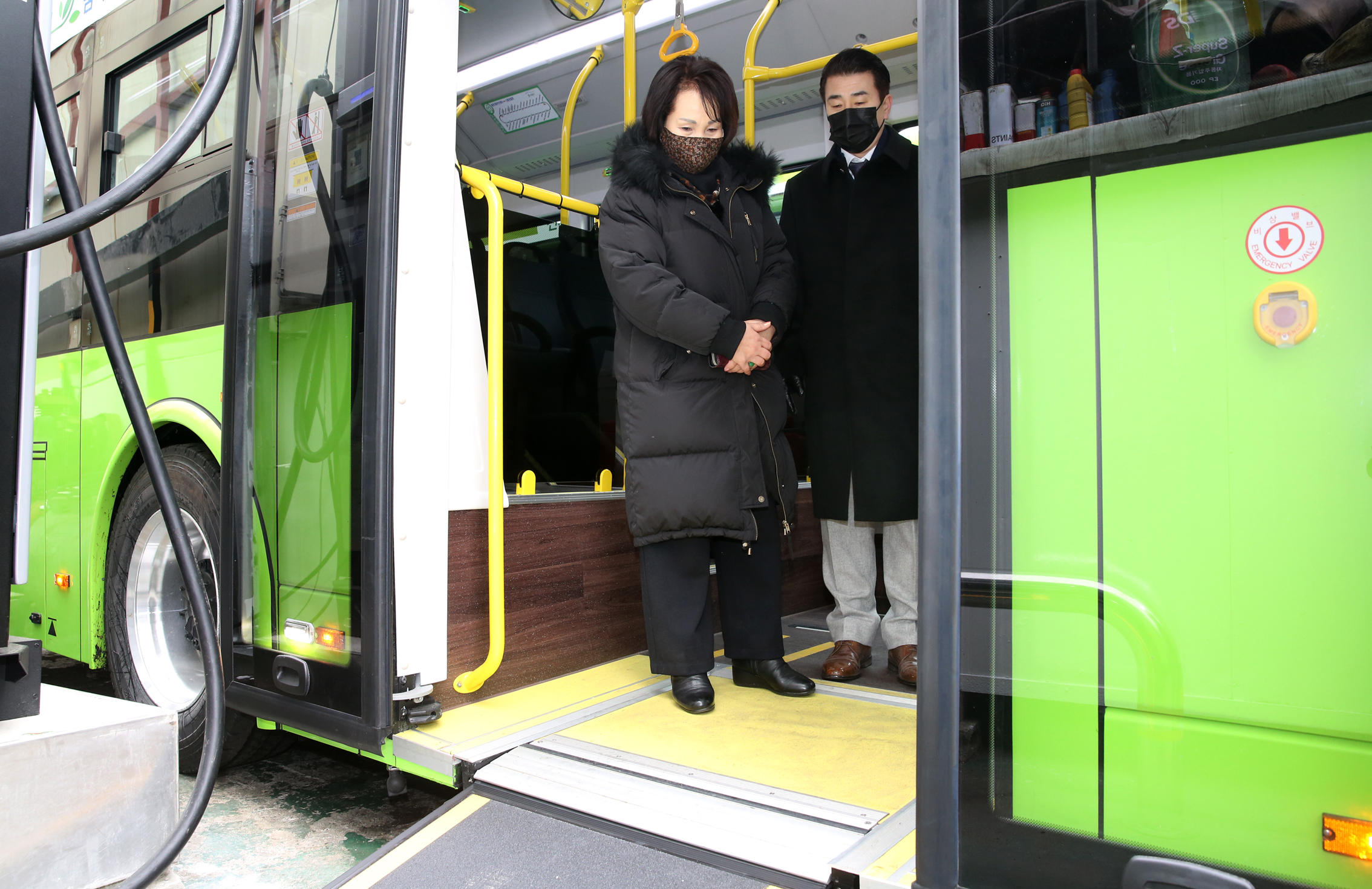 친환경 전기 저상마을버스 개통식 17