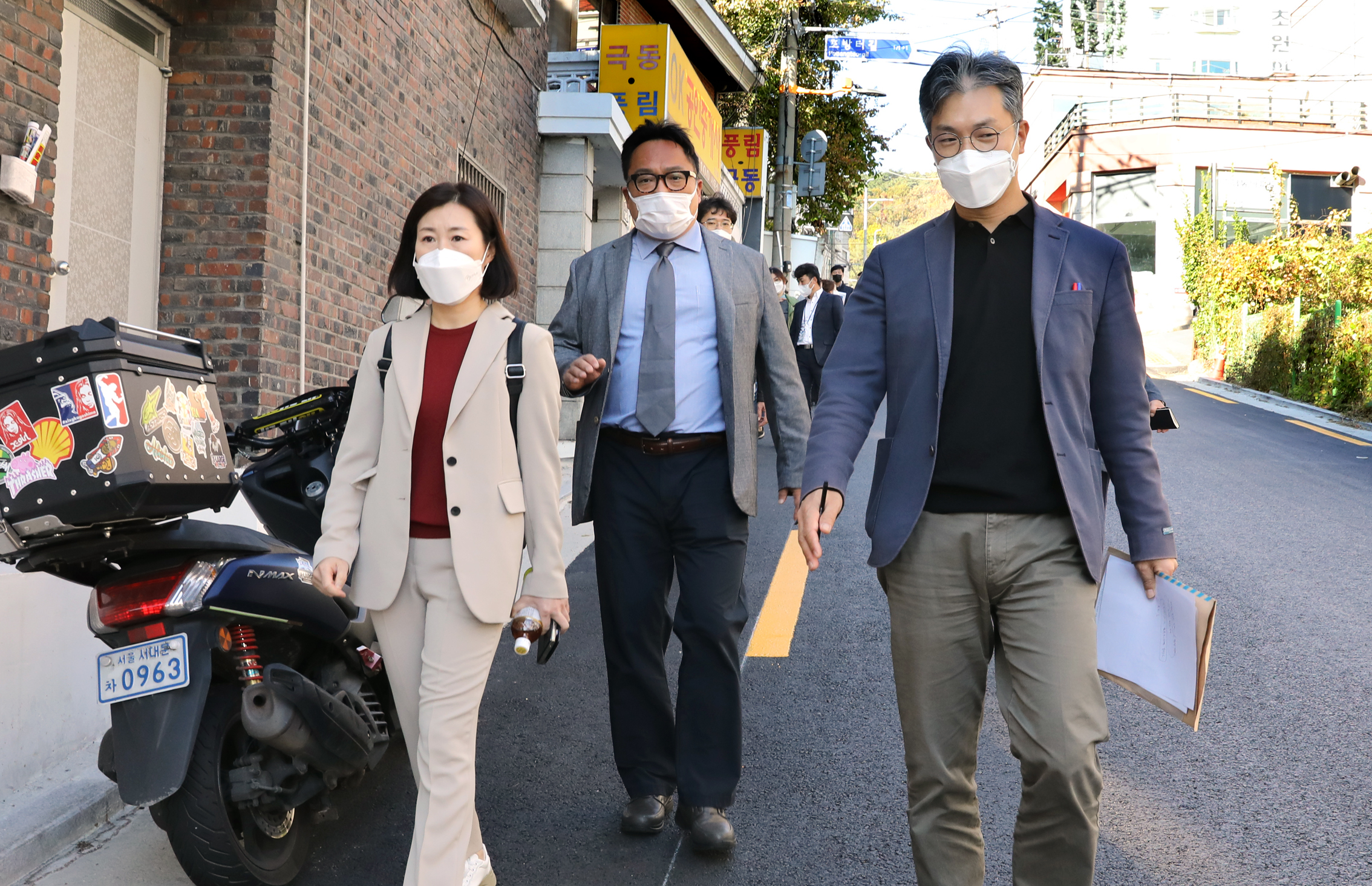 풍림아이원~ 포방터 시장 일대 보행자통로에 관한 현장방문 7