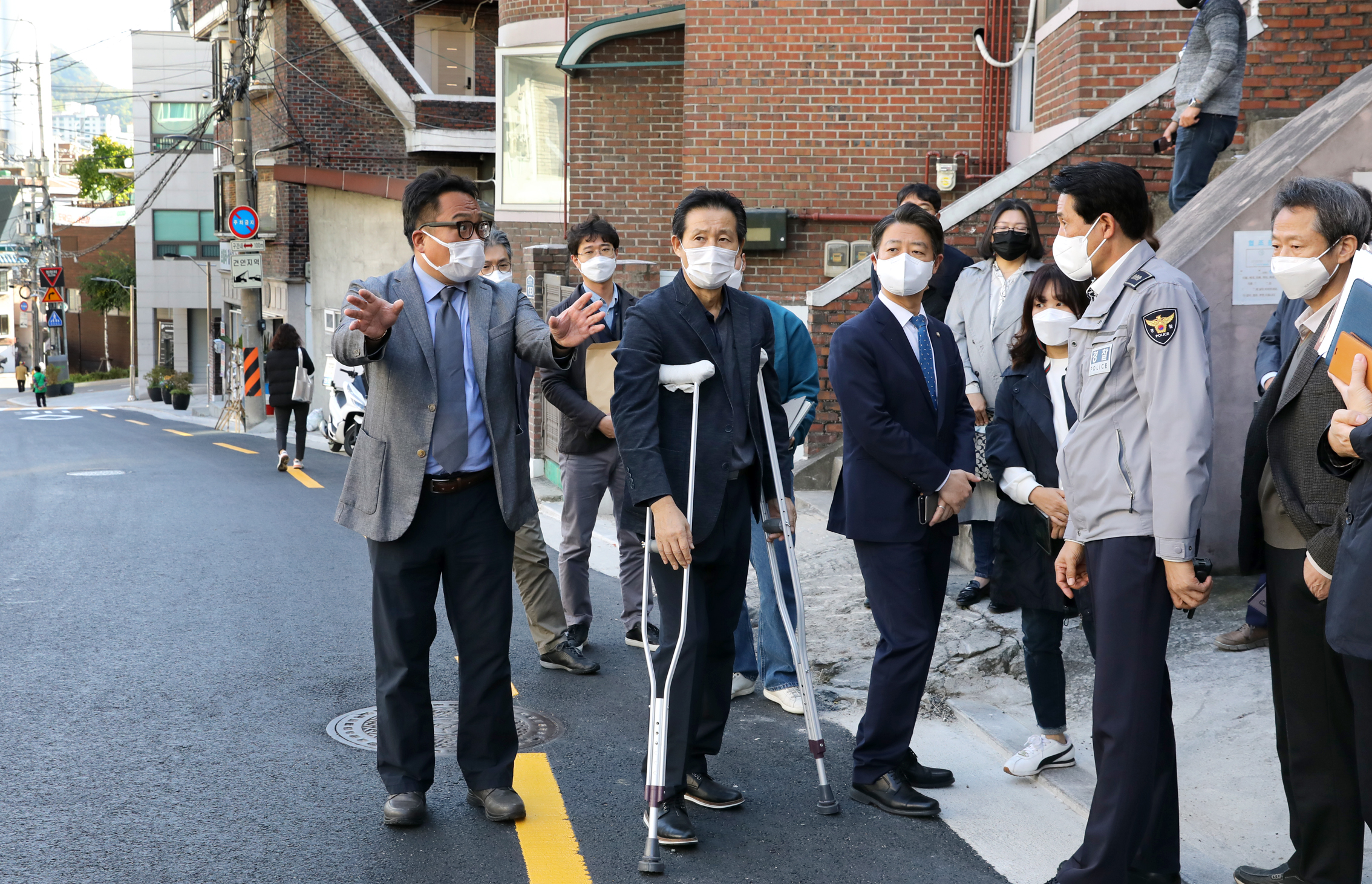 풍림아이원~ 포방터 시장 일대 보행자통로에 관한 현장방문 13