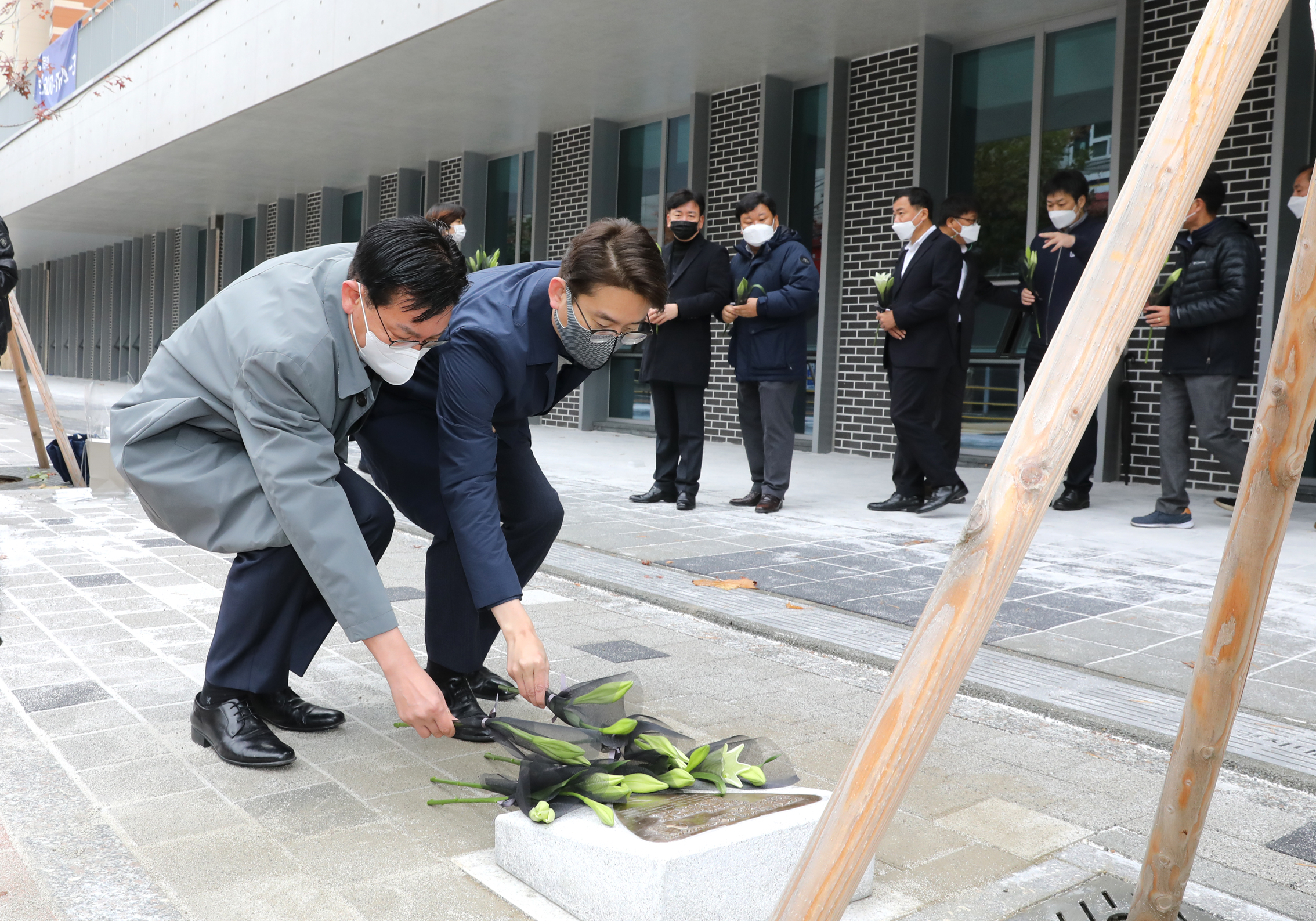 강경대열사 산화장소 바닥동판 완공식 7