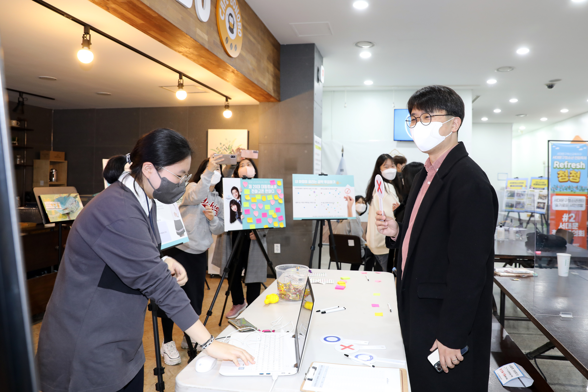 서대문청소년의회 청청축제 부스 격려방문 14