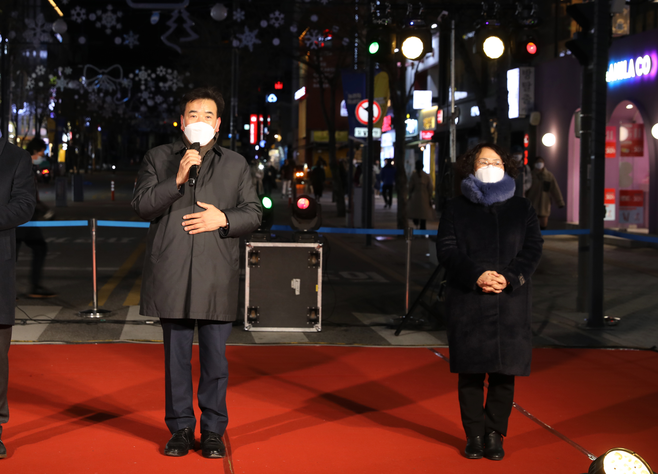 2021 신촌 크리스마스 경관조명 점등식 3