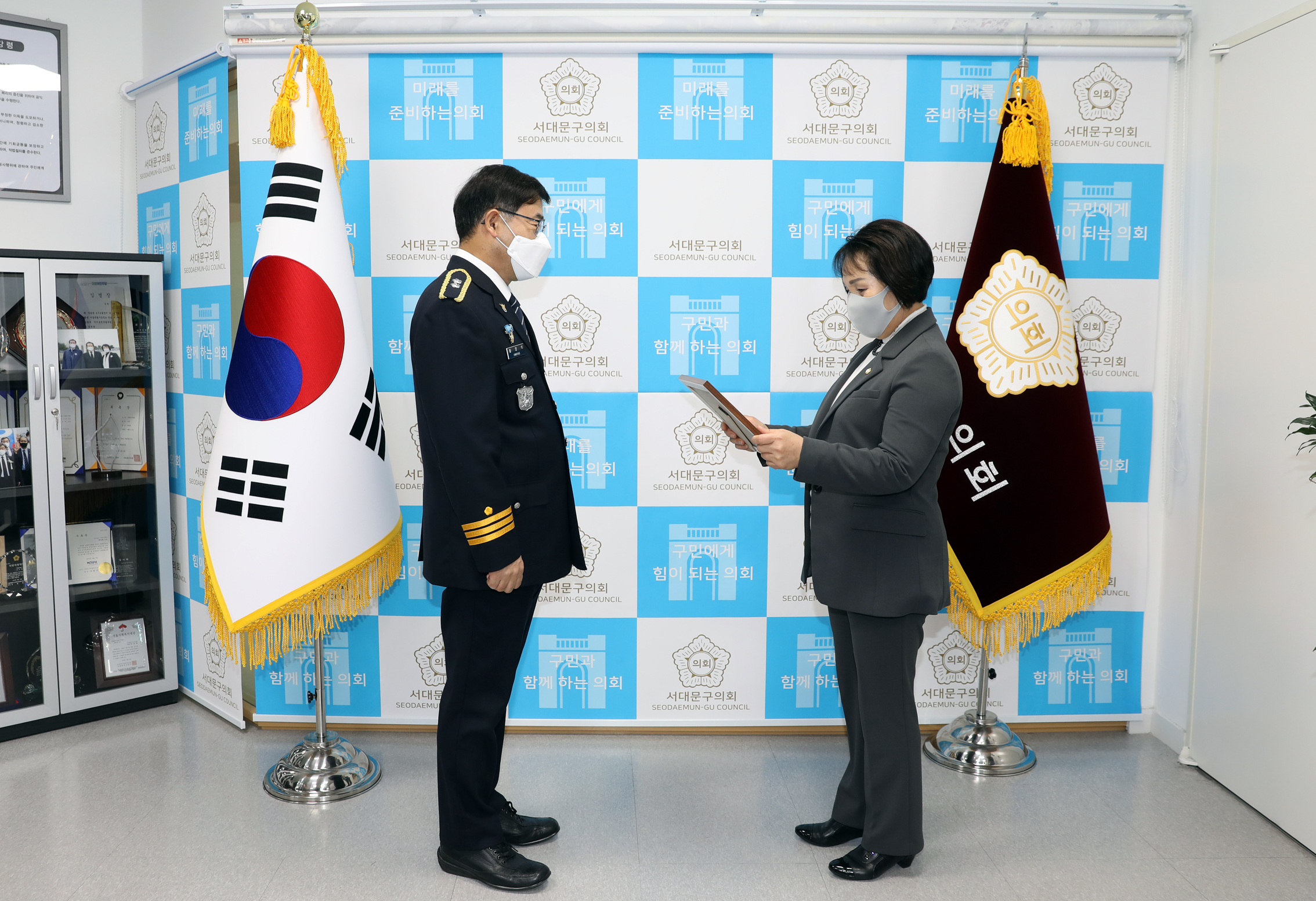 의장표장 수여식(봉사활동 부문) 6